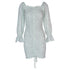 Long-sleeved ruched tie wrap hip skirt - ROUTINE FASHION